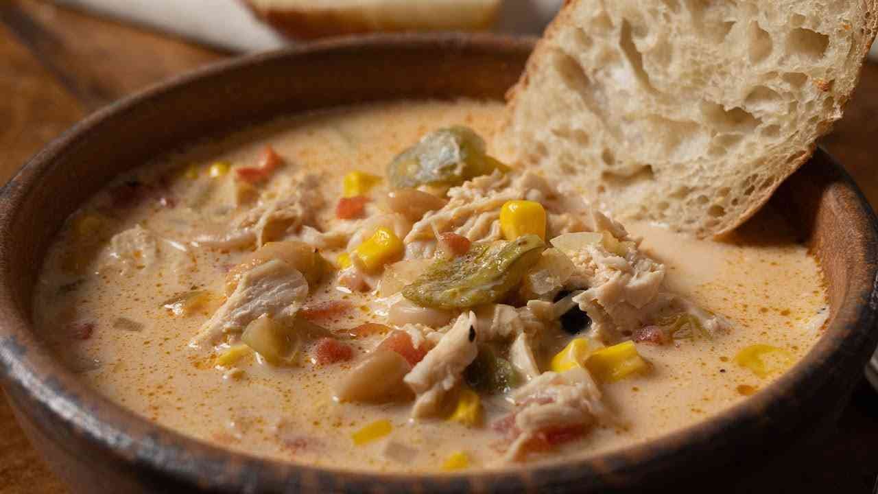 Creamy White Chicken Chili with Corn (Easy & Comforting) - Chickens